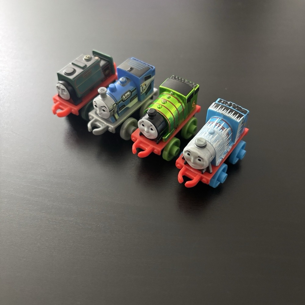 Thomas and Friends Minis Action Figures Toys 2014‎ Lot Of 4 Trains